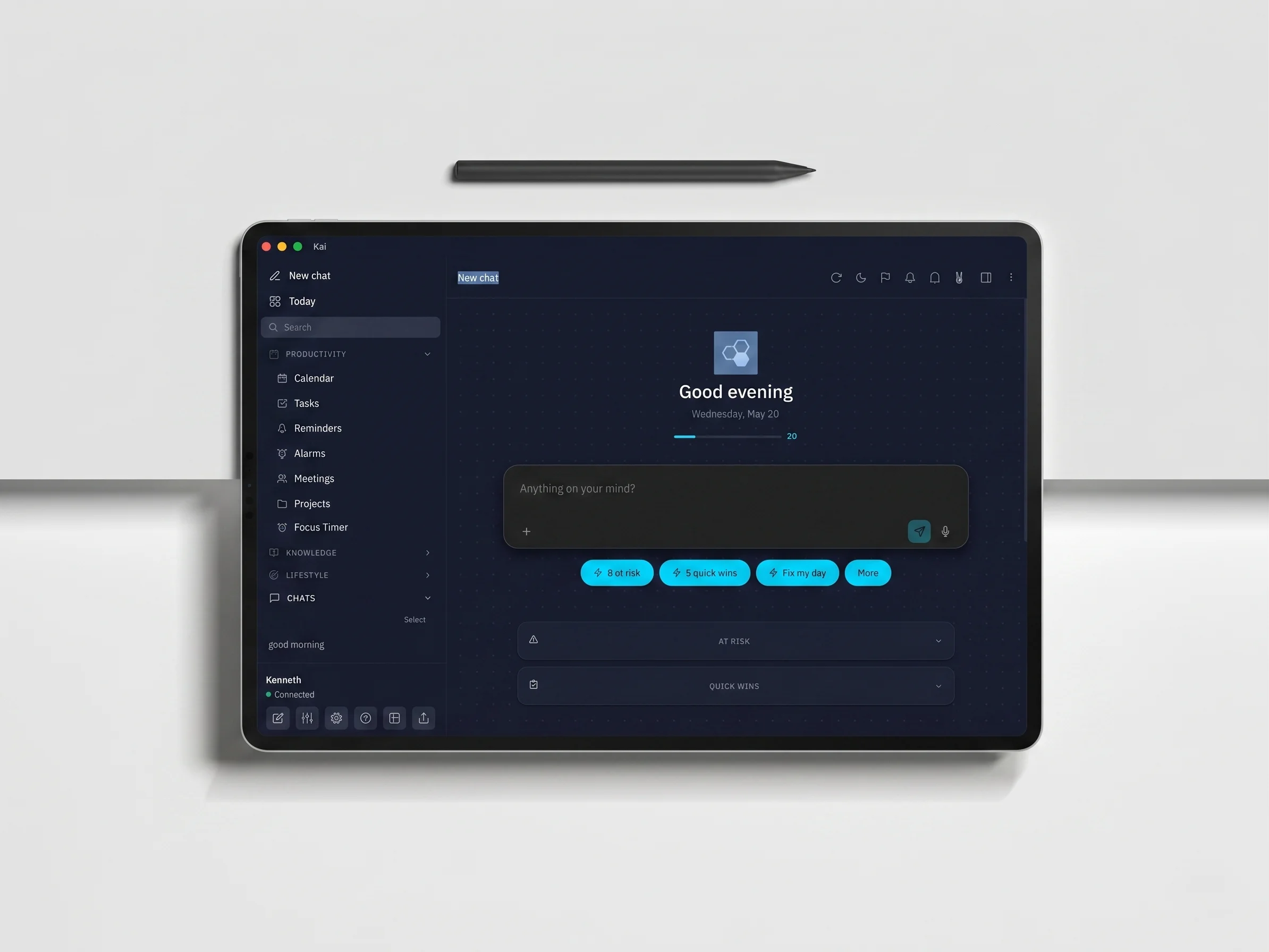 KAI — Self-hosted AI that learns you, not from you